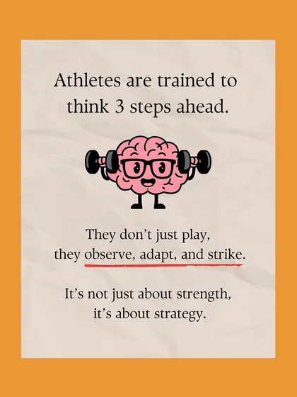 We train athletes to think three steps ahead. It's not just about strength; it's about observing your opponent, adapting your strategy, and striking at the right moment.