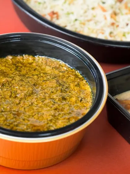 A bulk portion of my Mutton Pahadi Keema, a flavorful and aromatic minced mutton dish, ready for a large gathering.