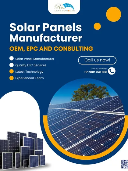 I offer premium solar solutions, from OEM manufacturing to expert EPC services. This image is a call to start your solar journey with a trusted and experienced partner.