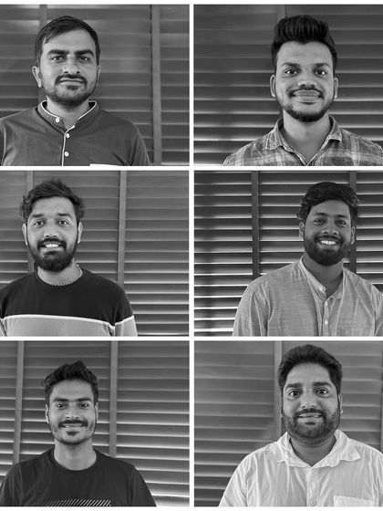 Our construction management team in Goa. Their commitment and passion are essential for bringing our designs to life with the highest quality of craftsmanship.