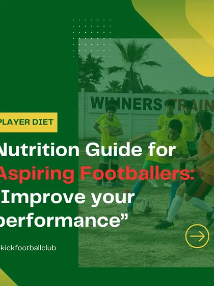 Our nutrition guide for aspiring footballers helps improve performance on the field.