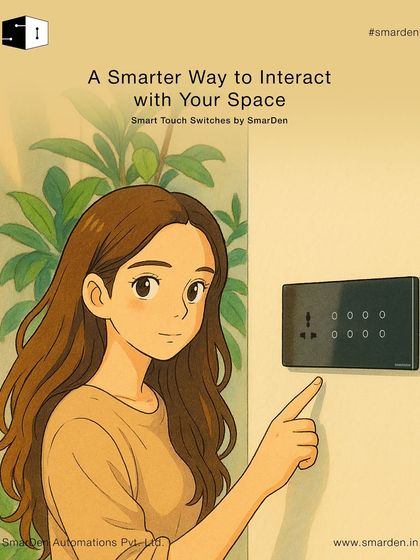 A smarter way to interact with your space, imagined in a Ghibli art style. My smart touch switches are designed to bring a touch of magic and simplicity to your home.