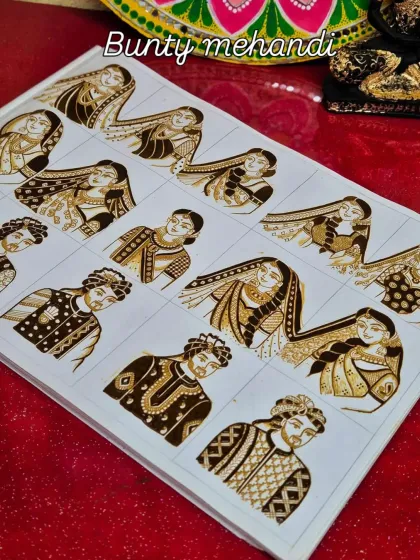 Bunty Rajasthani Mehandi - Bridal Mehendi Behind the Scenes: The Art in Making photo 3