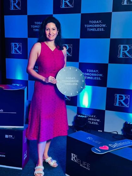 A photo from the international speaker program, an event focused on timeless beauty through innovation. Staying updated on global advancements in aesthetics is a top priority for my practice.