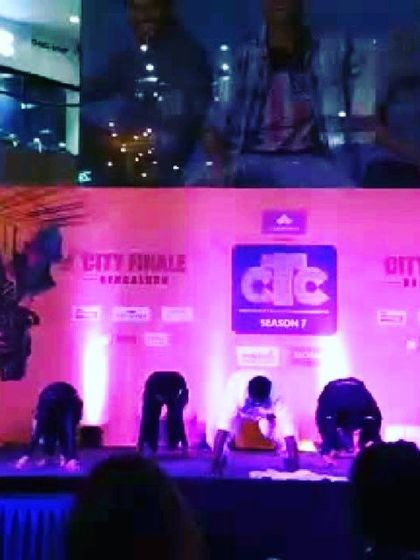 Our team performing a contemporary piece at the CTC Season 7 City Finale in Bangalore. This performance took us all the way to the Mumbai finals.