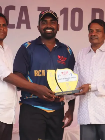 Recognizing the Player of the Series for the senior category. This award goes to the most consistent and impactful player throughout the tournament.