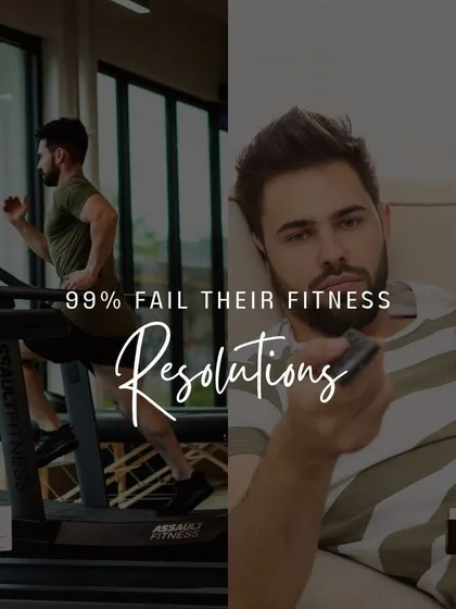 Did you know 99% of people fail their fitness resolutions? That's because they are often unrealistic. My approach is to build small, sustainable habits that last a lifetime, not just for January.