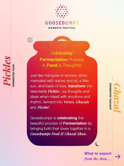 We believe that just as mangoes transform into pickles, our thoughts and ideas, when mixed with emotion, transform into verses and ghazals.