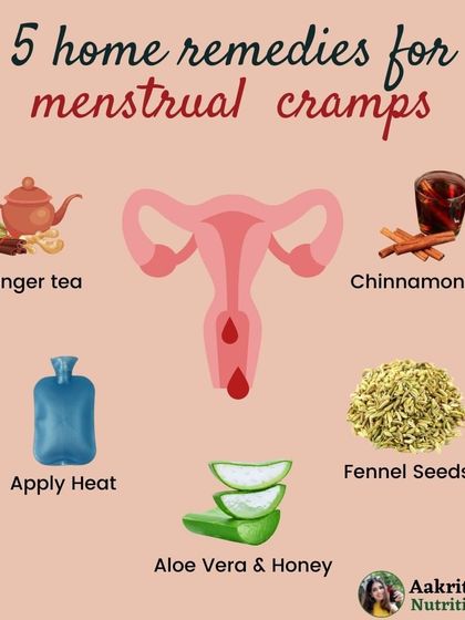 Before you reach for a painkiller for menstrual cramps, try these simple home remedies. Applying heat or sipping on ginger and cinnamon tea can work wonders to relax uterine muscles and reduce pain. These are natural, effective ways to find relief during your period.