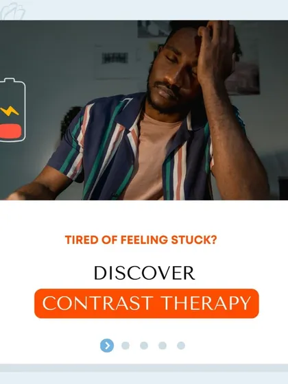 If you're feeling stuck or drained, contrast therapy can be a powerful reset. This therapy is designed to break through physical and mental fatigue, leaving you feeling energized and clear-headed.