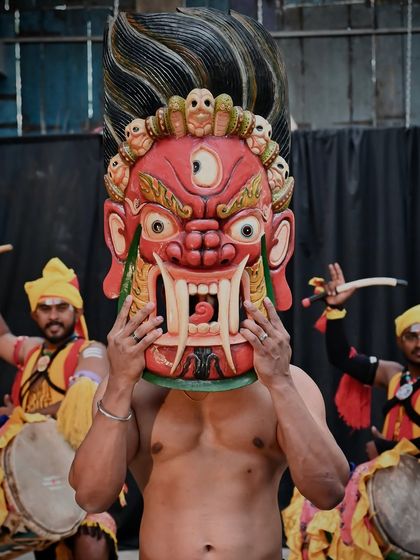 Greenhouse - Curated Artisan & Vintage Decor Hand-Carved Traditional Masks photo 23