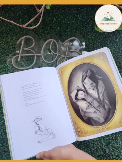 This illustration beautifully portrays the tender bond between a mother and her child. It's a book that resonates deeply with me as a mom.