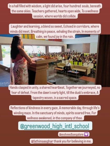 Ashrita - Corporate Wellness Programs Wellness Workshops & Talks photo 13