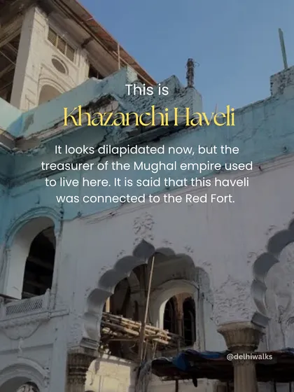 Though it looks dilapidated now, Khazanchi Haveli was a symbol of power. The story of its secret tunnel to the Red Fort adds a layer of intrigue to its crumbling facade.