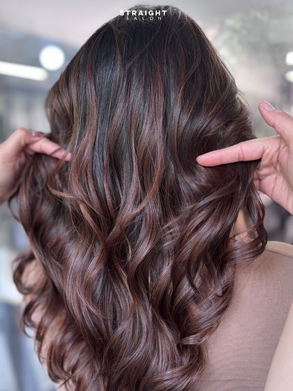 Rich chocolate waves that catch the light just right. This color is as smooth and inviting as your favorite latte.