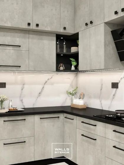 Walls Interior - End-to-End Home Interiors Modern Modular Kitchens photo 18