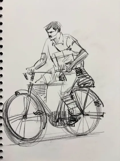 A collection of my figure drawing demonstrations from online classes and practice sessions. Each sketch is an opportunity to study the human form, capturing different poses, gestures, and scenes from daily life.