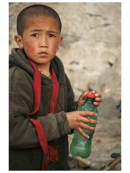 A poignant portrait of a young monk in Ladakh, his innocent eyes and sun-kissed cheeks telling a story of life in the high Himalayas.