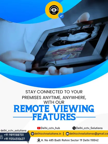 Stay connected to your premises anytime, anywhere. I set up systems with remote viewing features that allow you to monitor your property live from your phone or tablet.