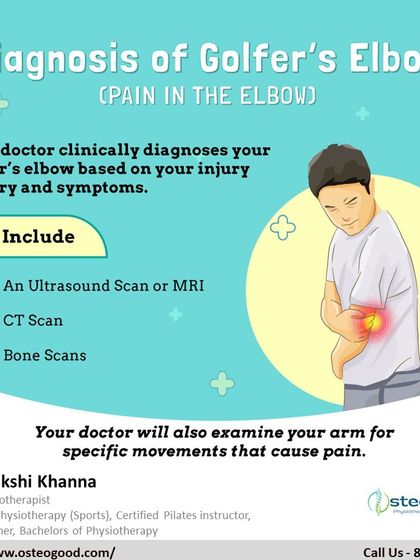 A proper diagnosis for Golfer's Elbow involves reviewing your injury history and symptoms, often supplemented with tests like an ultrasound or MRI. Early diagnosis is key to effective management and a faster recovery.