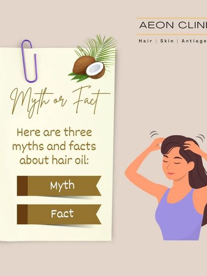 This post begins our series on busting myths about hair oil, a common topic of confusion for our patients.