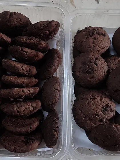 A fresh batch of my sugar-free cookies packed and ready to go. These are made with wholewheat flour and jaggery, offering a wholesome, guilt-free snack option.