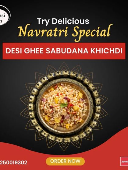 Try my delicious Navratri Special Desi Ghee Sabudana Khichdi. It's a light, nutritious, and flavorful dish perfect for fasting.