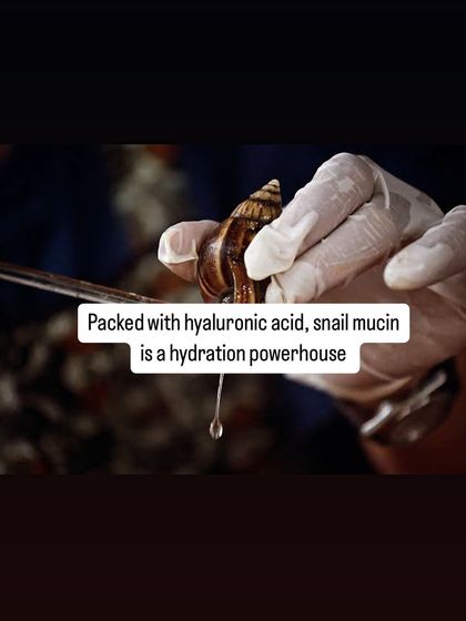Snail mucin is a hydration powerhouse, packed with hyaluronic acid to help your skin retain moisture.