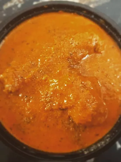 This is our authentic Multani-style Butter Chicken, made with our mother's recipe. The gravy is rich, flavourful, and has the true taste of home.