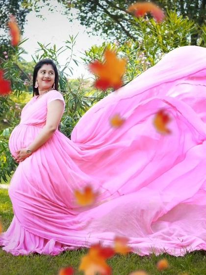 Dee Yashaswini - Occasion Wear Rentals Maternity Photoshoot Outfits photo 55