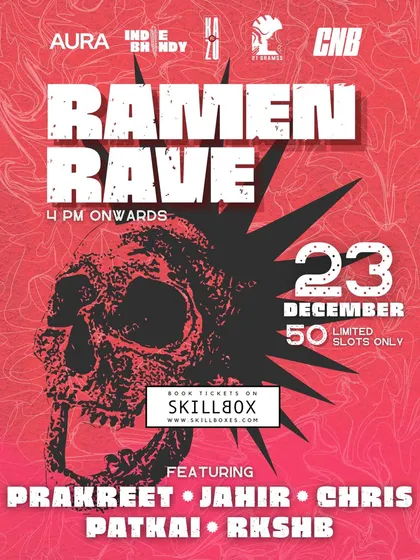 A 'Ramen Rave' Christmas event, a unique and edgy party for those looking for an alternative celebration.