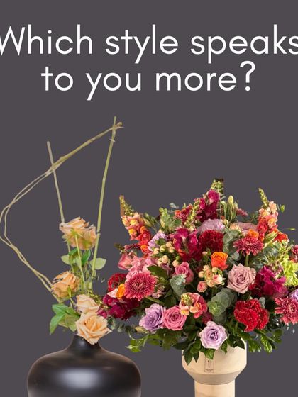 Which style speaks to you more, the minimalist Ikebana or the abundant Western style? I teach both, allowing students to find their own unique voice.