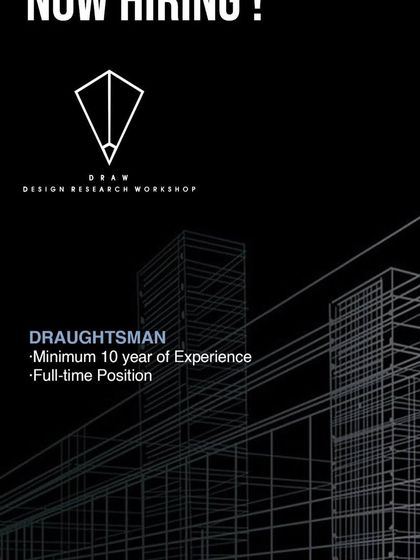 DRAW Design Research Workshop in Gurugram is hiring a Draughtsman.