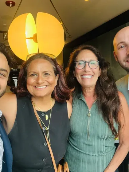 Some of the wonderful people who made our Fireside Chat possible. We are so grateful to our hosts, moderator, and every guest who joined us.