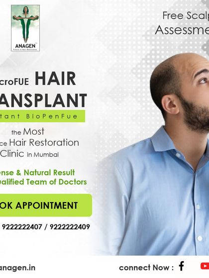 We offer the most advanced hair restoration techniques in Mumbai, including MicroFUE and Instant BioPenFue. Book a free scalp assessment to see how our qualified team can give you dense and natural results.