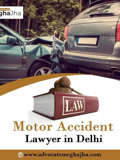 This graphic emphasizes my role as a motor accident lawyer in Delhi. I use my legal knowledge to win your rights and secure a favorable outcome.