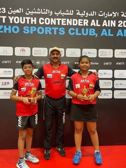 BNM Table Tennis Academy - High Performance Table Tennis Training International Stage: Representing India photo 4