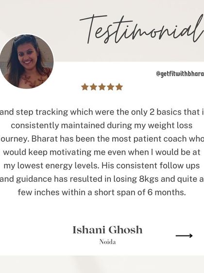 Ishani's feedback on my patience and consistent follow-ups means a lot. My job is to motivate you even at your lowest energy levels.