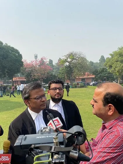 Addressing multiple media outlets, including India Today, to provide a clear and factual account of the day's legal proceedings.
