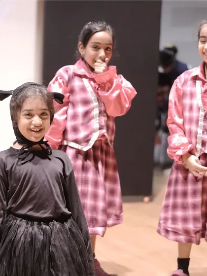 Giggles and smiles backstage. The friendships and bonds formed during a production are just as important as the final performance itself.