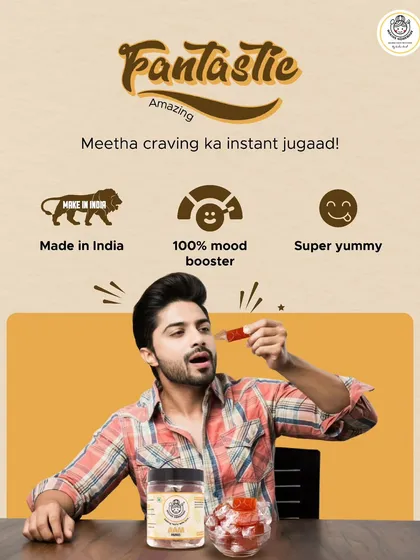 For those sudden sweet cravings, we have the perfect 'jugaad'. Our Aam Papad is a 100% mood booster, super yummy, and the instant fix you need to turn any moment into a fantastic one.