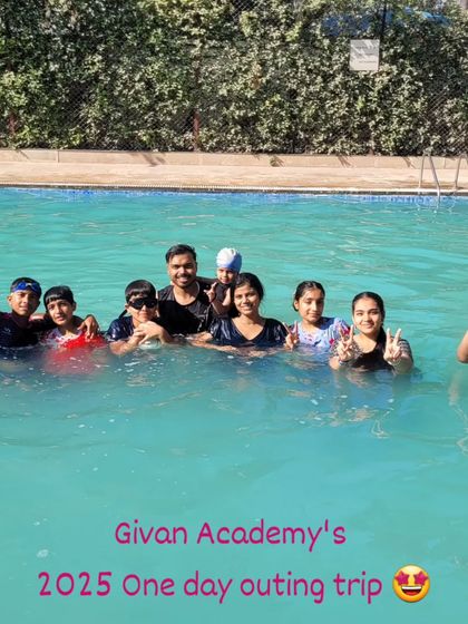 Cooling off in the pool during our academy outing. It's great to see our students and teachers enjoying themselves together. These moments of fun and relaxation are just as important as classroom learning.