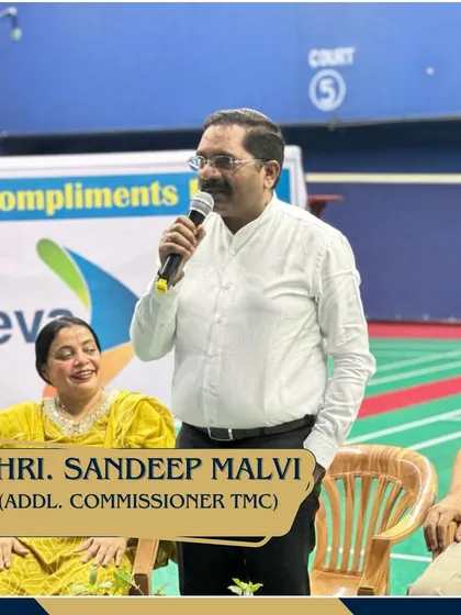 Shri. Sandeep Malvi, Additional Commissioner of TMC, sharing his insights with our campers. His presence underscores the strong community support for our academy.