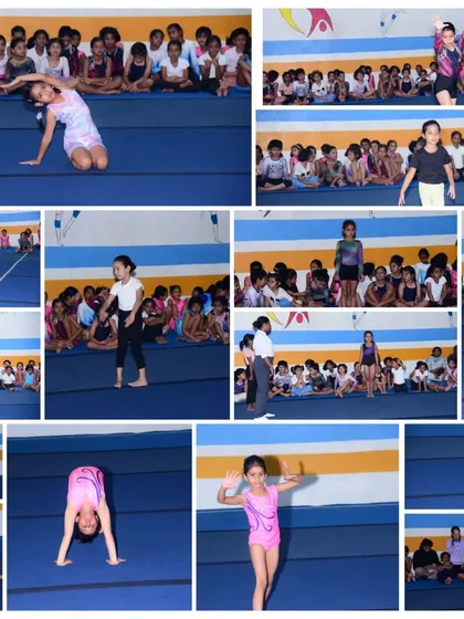 A beautiful collection of moments from our young gymnasts' floor routines. Each one tells a story of their hard work and passion.
