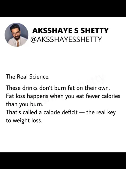 Many believe lemon, cinnamon, or jeera water burns belly fat, but fat loss only happens in a calorie deficit. These drinks can support hydration and digestion, but they are not magic solutions for weight loss.