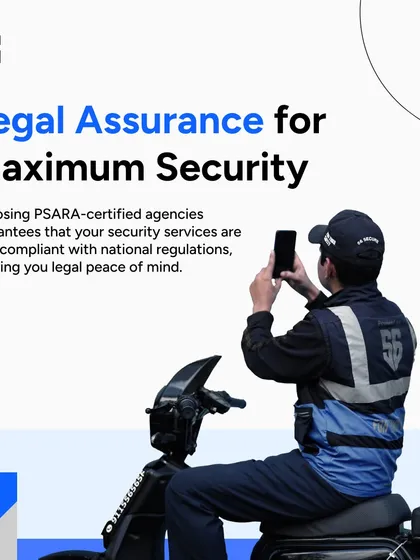 Choosing a PSARA-certified agency provides legal assurance. It guarantees that your security services are fully compliant with national regulations, offering you complete legal peace of mind.
