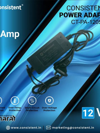 Our 12V 5 Amp Power Adapter is built with multiple layers of protection. It includes over-current, over-temperature, short-circuit, and over-voltage safeguards to deliver safe and reliable power to your security devices.