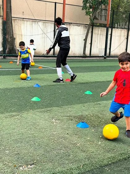 It is not every day you have Spiderman at football class. We love surprises from our Little Ballers.