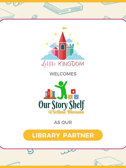 Welcoming Our Story Shelf as our Library Partner, fostering a love for reading.