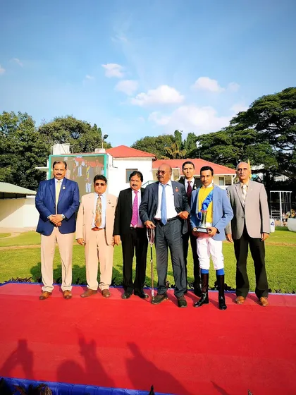 The Bengaluru City Police Cup winning connections.
